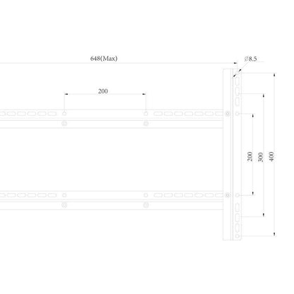 Multibrackets M VESA Extension Kit Full Motion 600x400