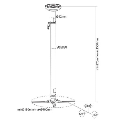 Multibrackets M Projector Mount HD 970-1500mm