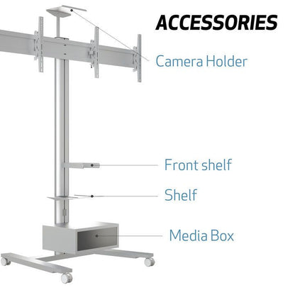 Multibrackets M Public Display Stand 180 HD Dual Silver