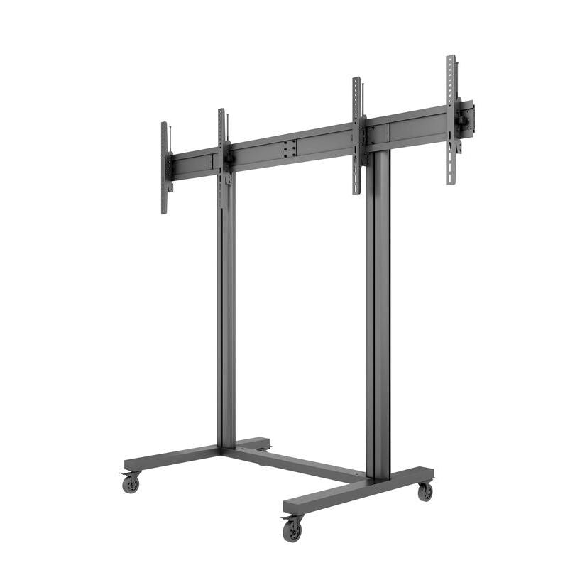 Multibrackets M Public Display Stand 210 Dual Screen 50"-77" Black