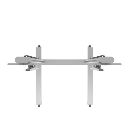 Multibrackets M Public Display Stand 180 Dual Pillar Wheelbase Silver