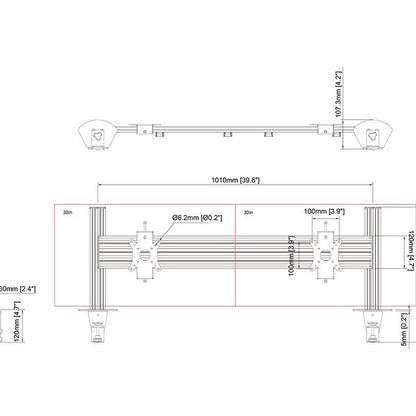 Multibrackets M Pro Series - Monitorstand Column 38cm