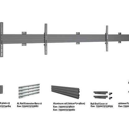 Multibrackets M Wallmount Pro MBW2UHD Fixed Black