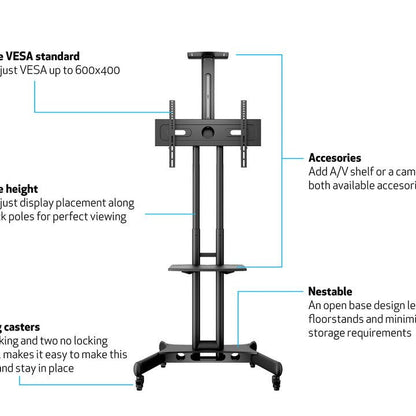 Multibrackets M Public Floorstand Shelf Basic 150