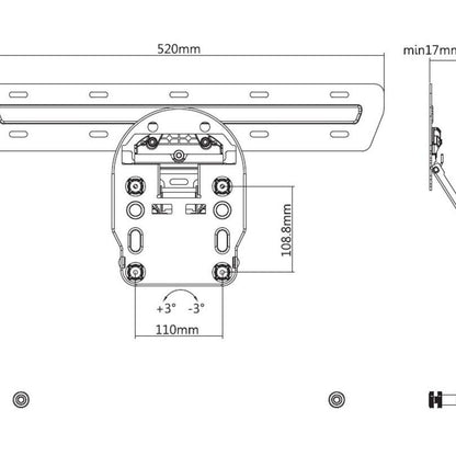 Multibrackets M QLED Wallmount Series 7/8/9