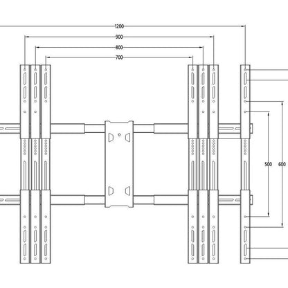 Multibrackets M Flexarm Pro Extenderkit, 1200x900