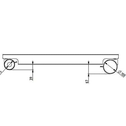 Multibrackets Tente Wheelpack 100mm for M Motorized Public Floorstand 160kg