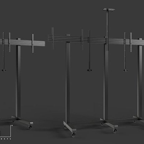 Multibrackets M Pro Series - Collaboration Floorstand Side by Side 75"