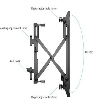 Multibrackets M Pro Series - M Push in Pop out VESA 400