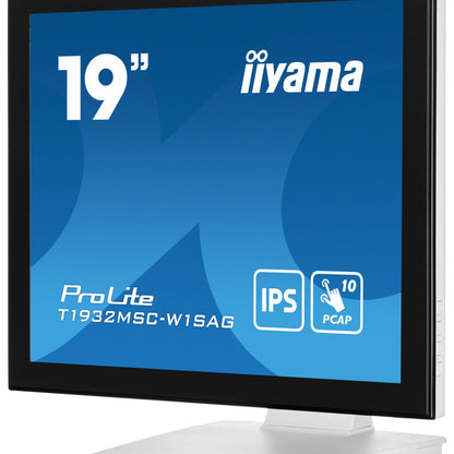 iiyama ProLite T1932MSC-W1SAG 19" 10pt Capactive IP Touchscreen in White