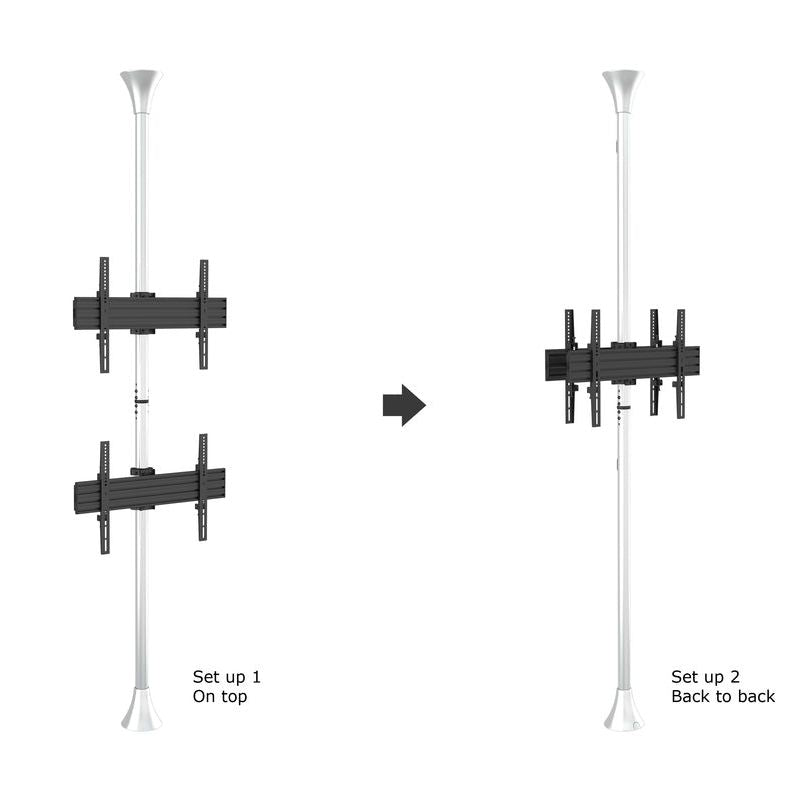 Multibrackets M Floor to Ceiling Mount Pro MBFC2U Chrome