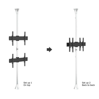Multibrackets M Floor to Ceiling Mount Pro MBFC2U Chrome
