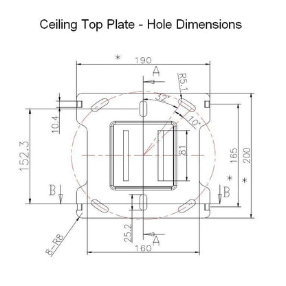 Multibrackets M Ceiling Mount Pro MBC1UX2PSD