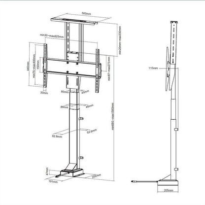 Multibrackets M Motorized TV Lift Large