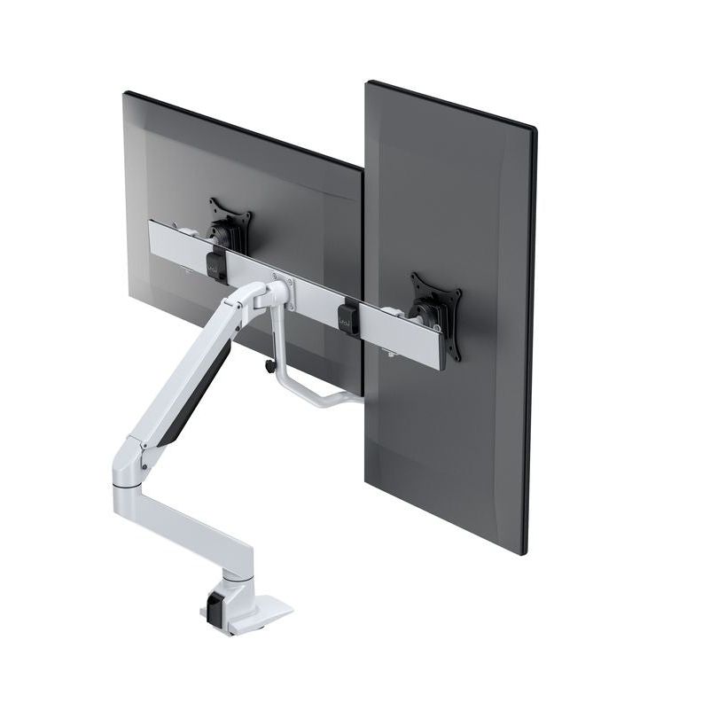 Multibrackets M VESA Gas Lift Arm w. Duo Crossbar 2 White