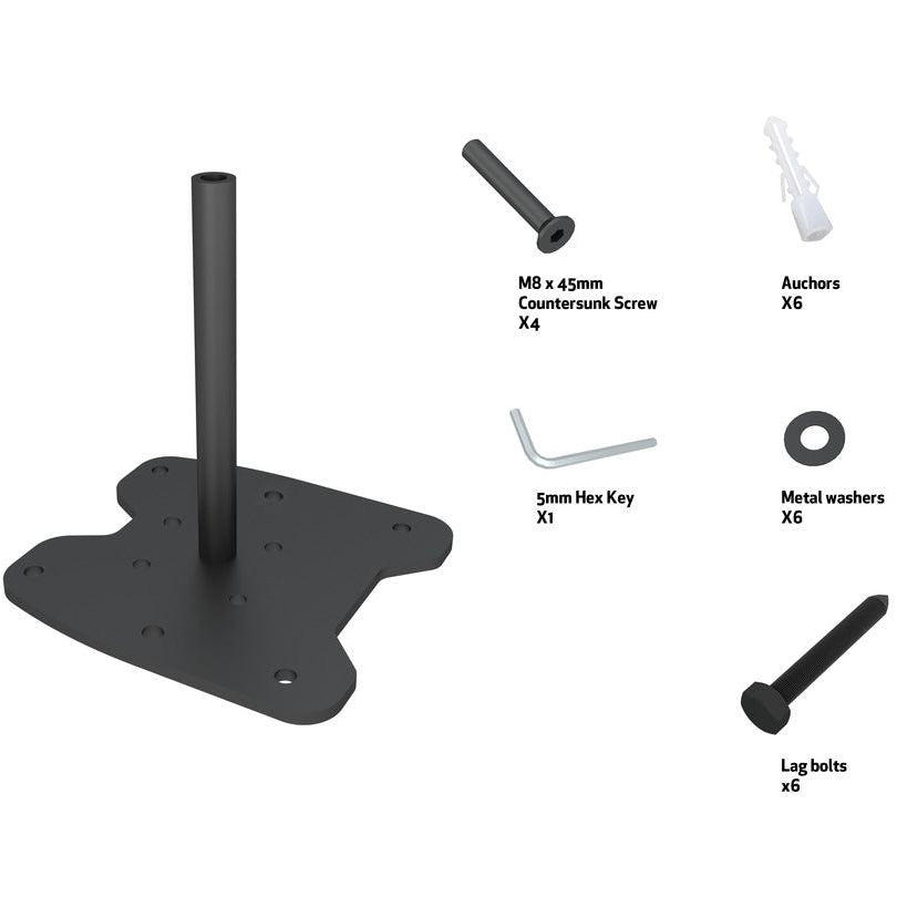 Multibrackets M Pro Series - Bolt Down Floor Plate