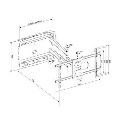 Multibrackets M Recessed Full Motion Flexarm
