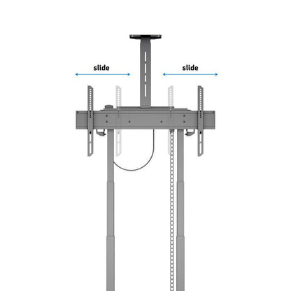 Multibrackets M Motorized Floorstand Incl cabinet & camerashelf 120kg Black