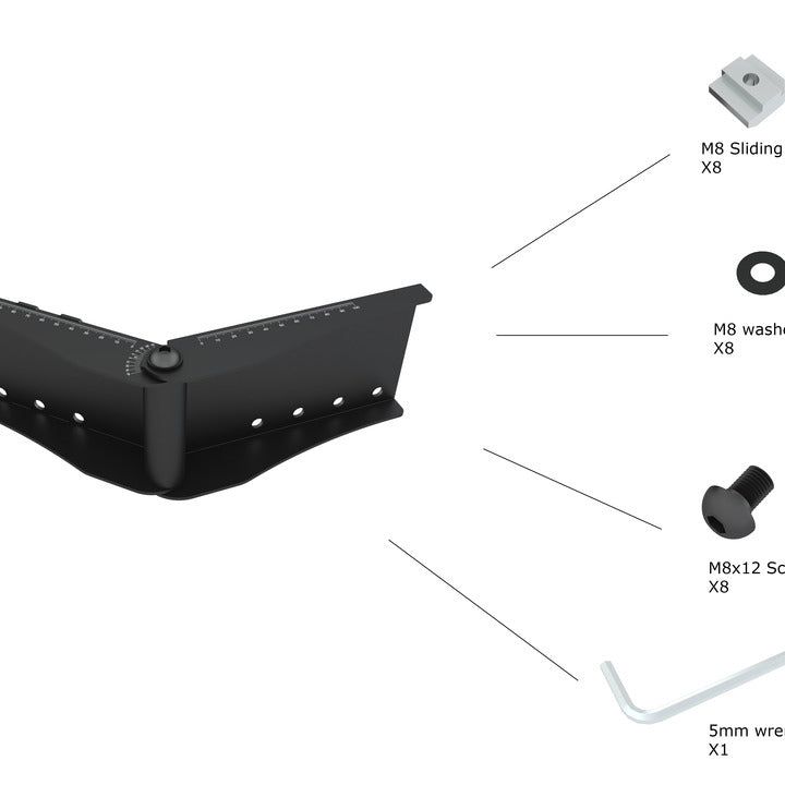 Multibrackets M Pro Series - Curved Screen Rail Joiner