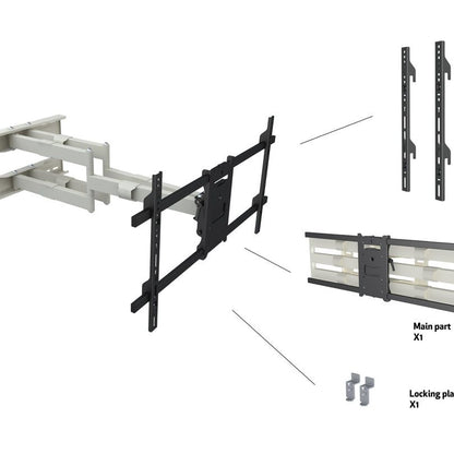 Multibrackets M Universal Long Reach Arm HD 910mm Dual White