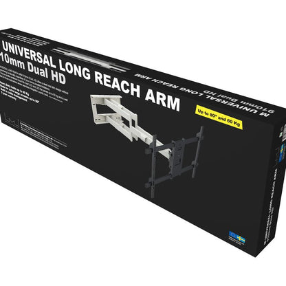 Multibrackets M Universal Long Reach Arm HD 910mm Dual White