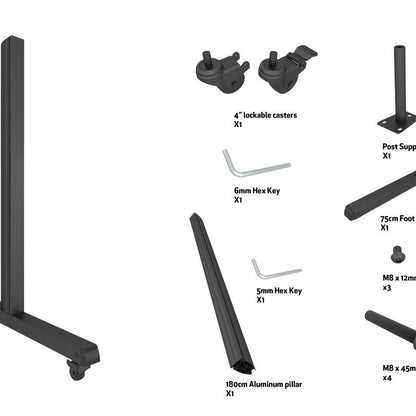 Multibrackets M Pro Series - Wheelbase 180cm Pro inc castors