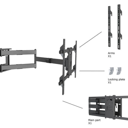 Multibrackets M Universal Long Reach Arm 1010mm HD, Single