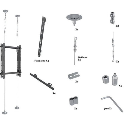Multibrackets M Pro Series - Wire 3000 Back to Back