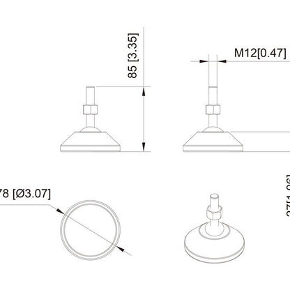 Multibrackets M Pro Series - Adjustable Feet Pro