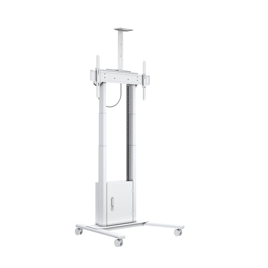 Multibrackets M Motorized Floorstand Incl cabinet & camerashelf 120kg White