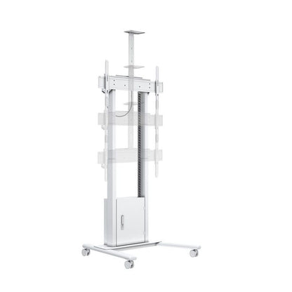 Multibrackets M Motorized Floorstand Incl cabinet & camerashelf 120kg White