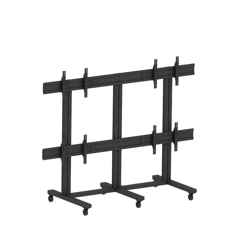 Multibrackets M Public Video Wall Stand 4-Screens 65-75" Black