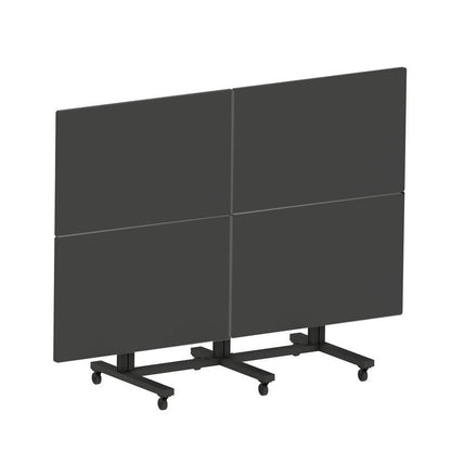 Multibrackets M Public Video Wall Stand 4-Screens 65-75" Black