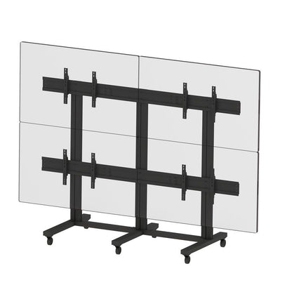 Multibrackets M Public Video Wall Stand 4-Screens 65-75" Black