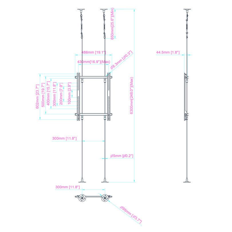 Multibrackets M Pro Series - Wire 6000