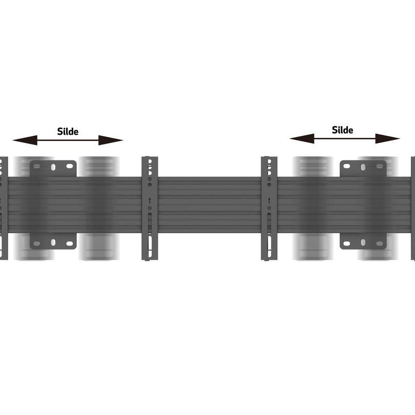 Multibrackets M Wallmount Pro MBW2U Fixed 200 Black