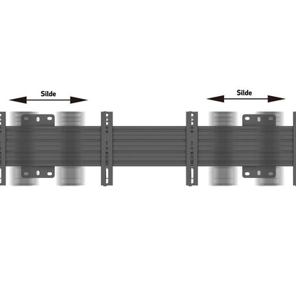 Multibrackets M Wallmount Pro MBW2U Fixed 200 Black