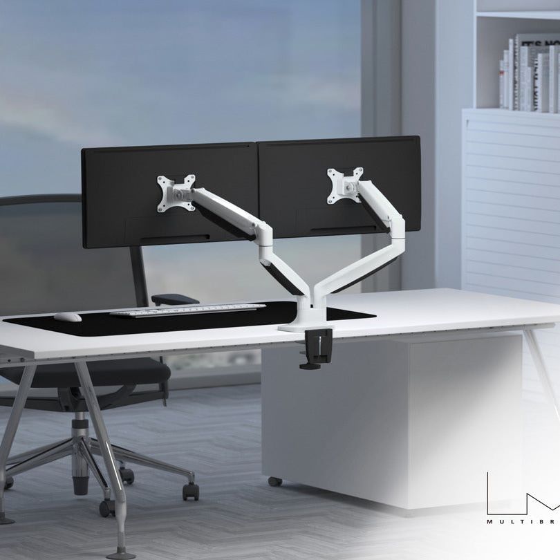 Multibrackets M Deskmount Gas Spring Dual White
