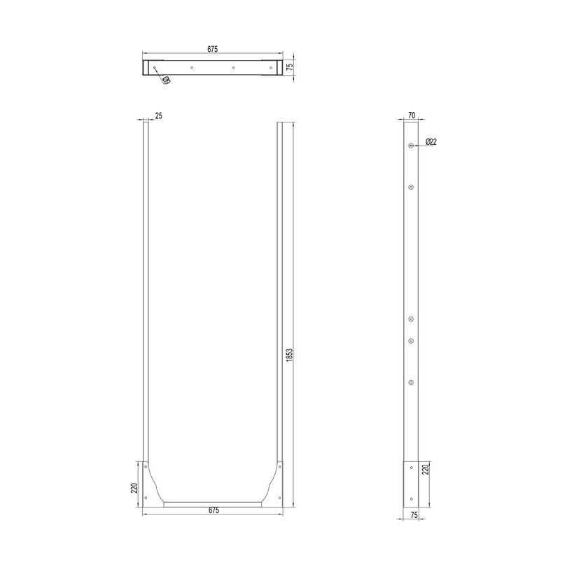 Multibrackets M Floormount Pro OM46N-D