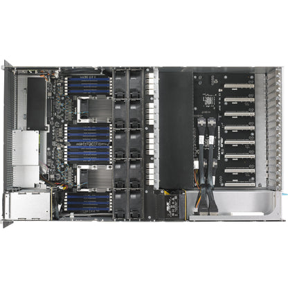 ASUS ESC8000 G4/10G Intel® C621 LGA 3647 (Socket P) Rack (4U) Black, Silver