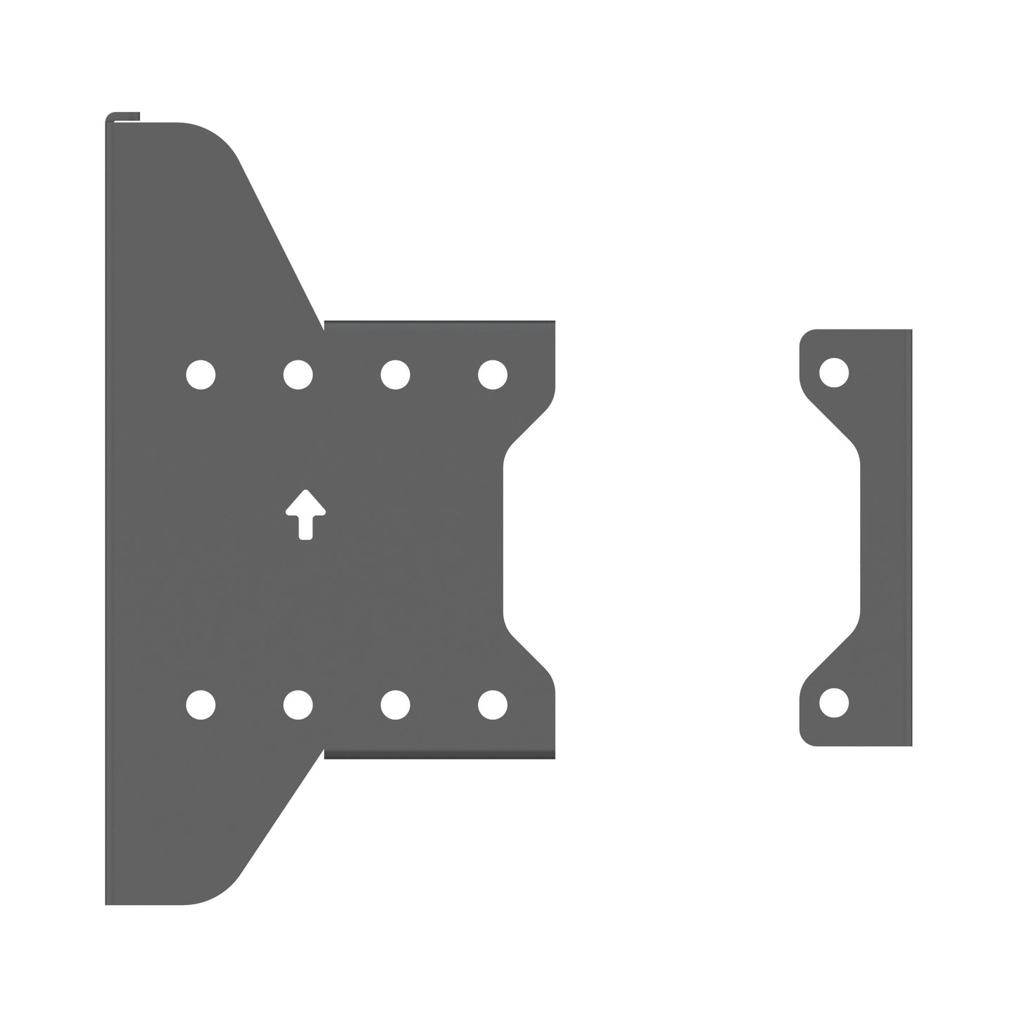 Multibrackets M Pro Series - Back to back display plate from wall