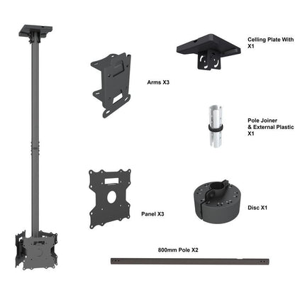 Multibrackets M Ceiling Mount Pro Triple 32BDL-4050D