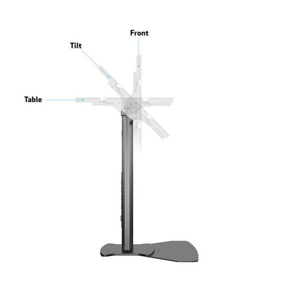 Multibrackets M Public Display Stand 110 HD Floorbase Single Black
