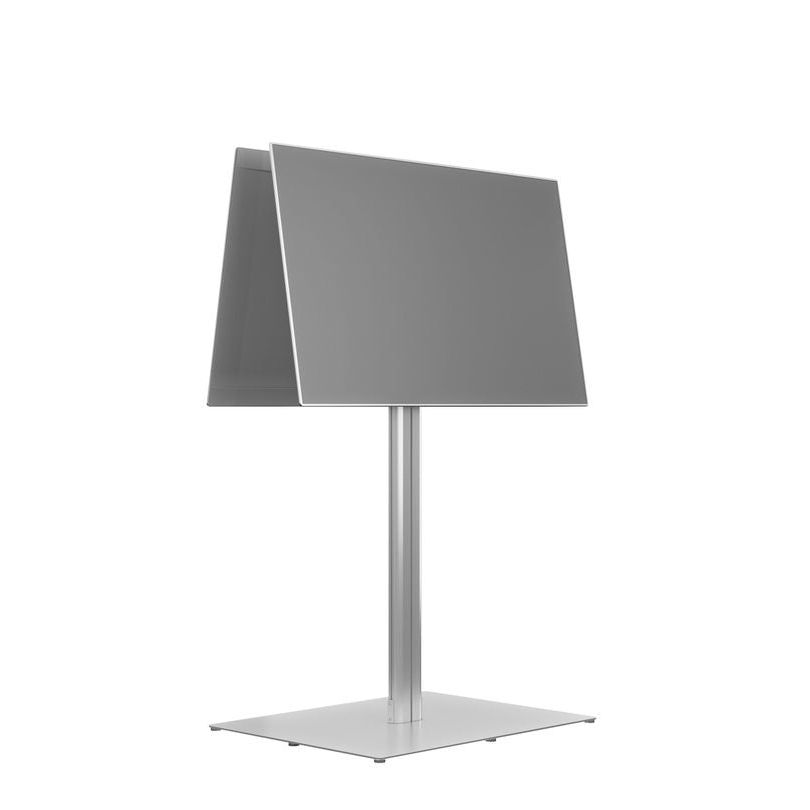 Multibrackets M Public Display Stand 180 HD Back to Back Silver w. Floorbase