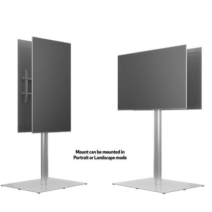 Multibrackets M Public Display Stand 180 HD Back to Back Silver w. Floorbase