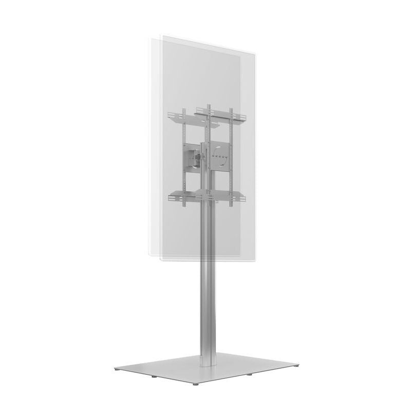 Multibrackets M Public Display Stand 180 HD Back to Back Silver w. Floorbase