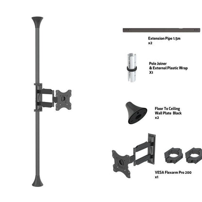 Multibrackets M Floor to Ceiling Mount Pro MBFC1F, VESA200