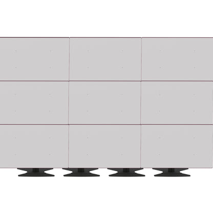 Multibrackets M Public Video Wall Stand 9-Screens 65-75" Black