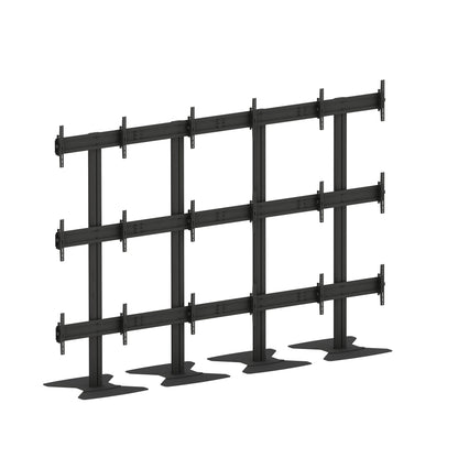 Multibrackets M Public Video Wall Stand 9-Screens 65-75" Black