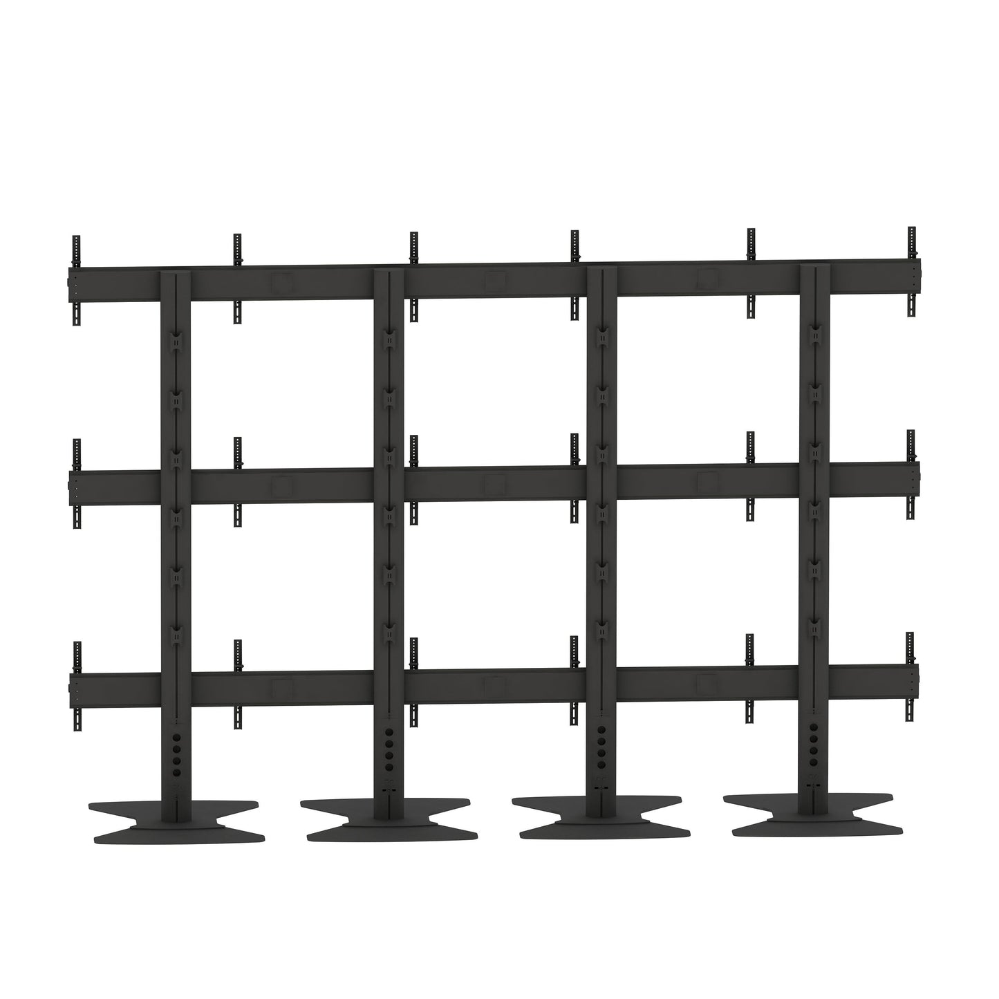 Multibrackets M Public Video Wall Stand 9-Screens 65-75" Black